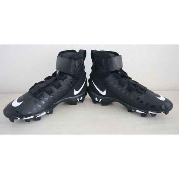 Nike BV0151 001 Men's Sz 7 W Black Force Savage Shark 2 Mid Football Cleats - Picture 4 of 10